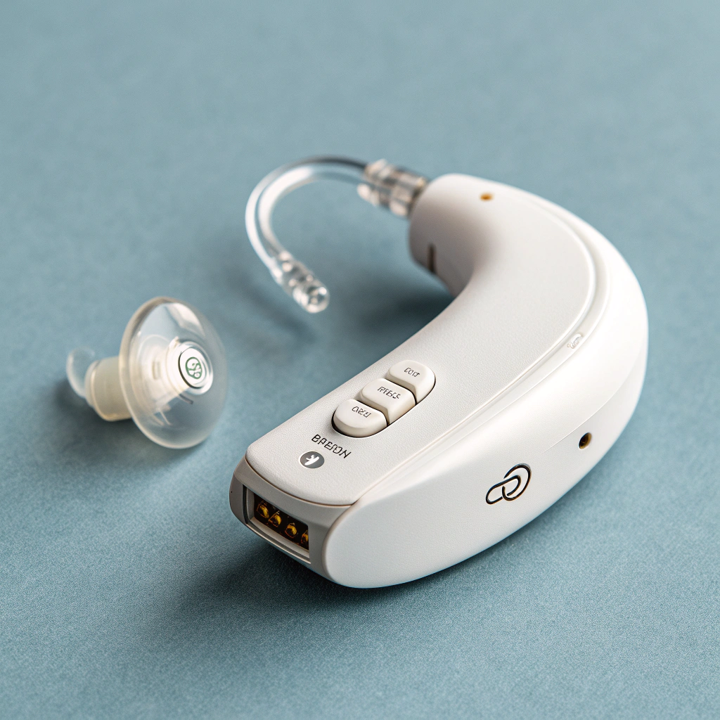 耳背型 (BTE) 渲染圖